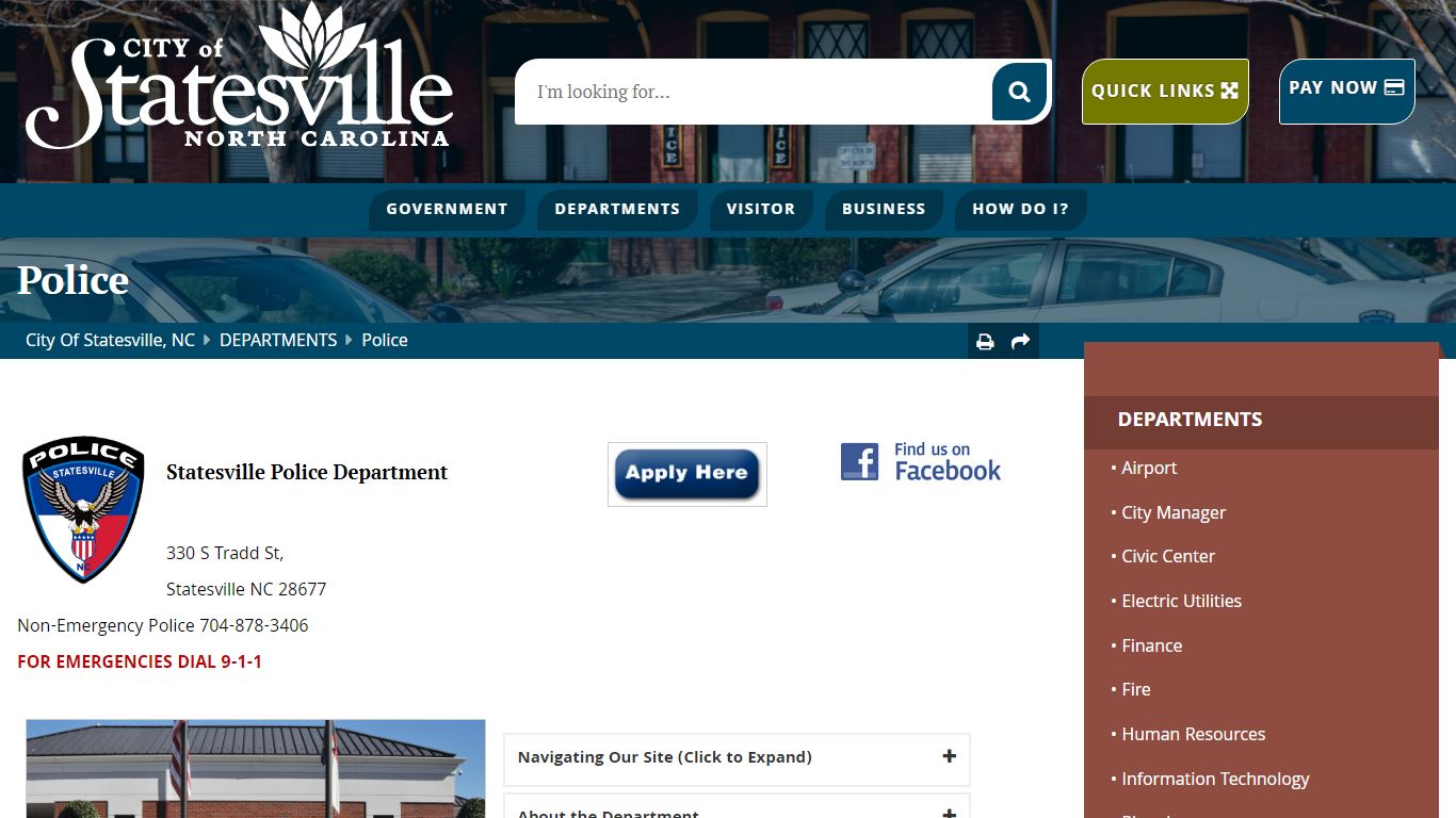 Police - City Of Statesville, NC